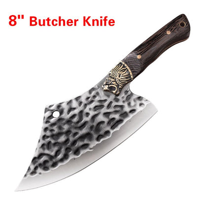 Tiger Patten Stainless Meat Cleaver