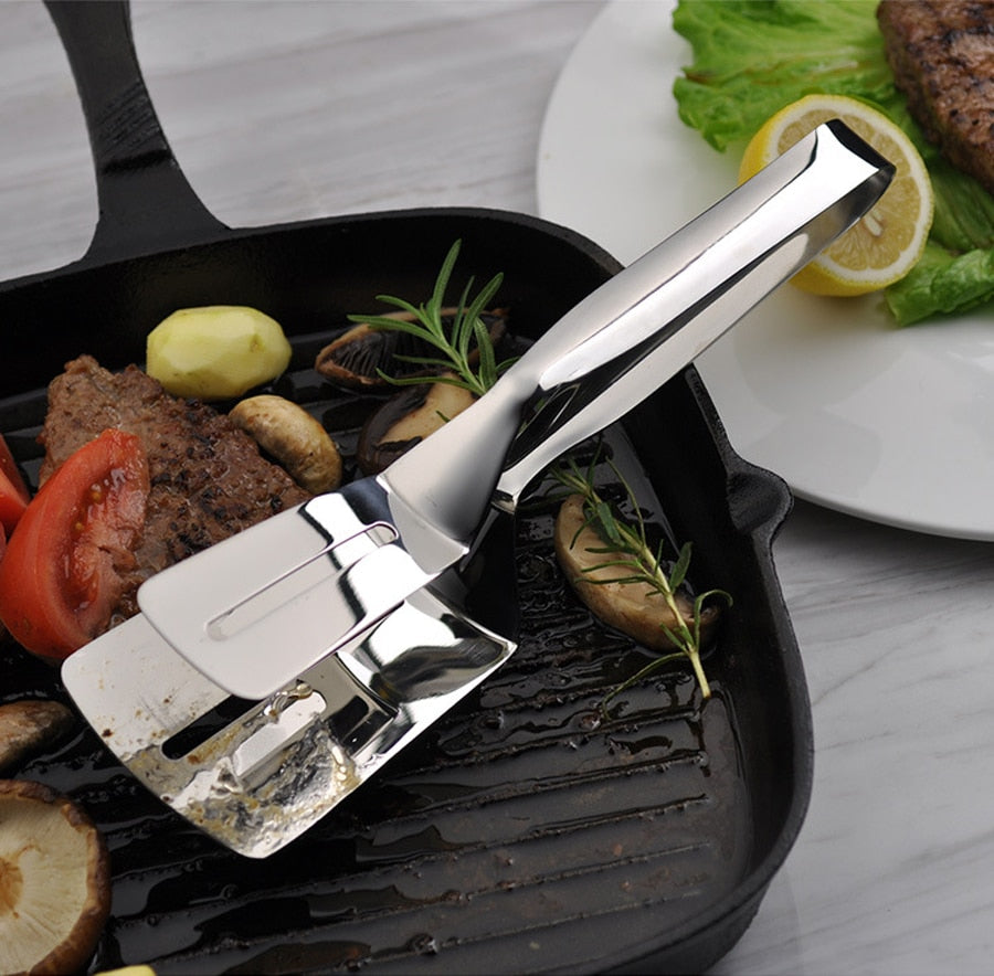 Stainless Steel BBQ Tongs