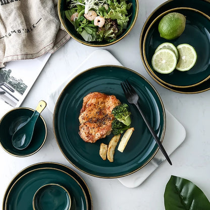 Luxury Plates and Bowls Dish Dinner Set