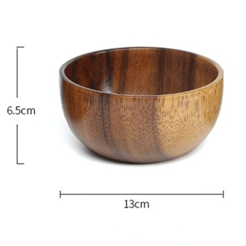 Japanese Style Nature Wooden Bowl Bowl