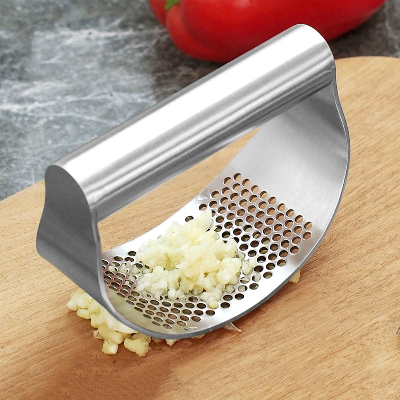 Stainless Steel Garlic Press