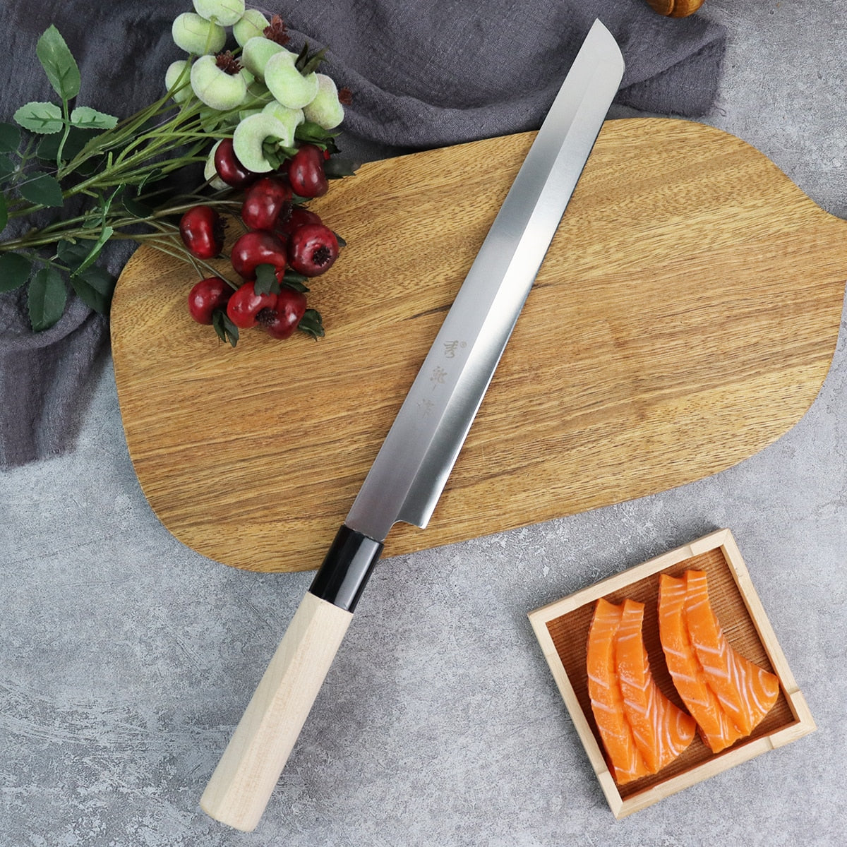 Professional Salmon Sushi Slicing Knife Set