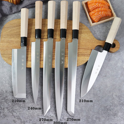 Professional Salmon Sushi Slicing Knife Set