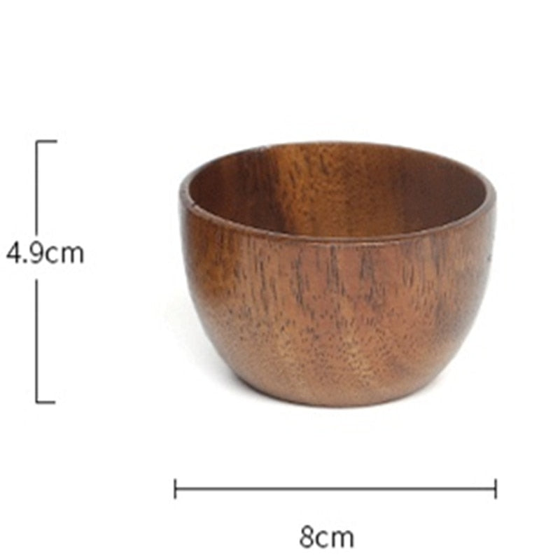 Japanese Style Nature Wooden Bowl Bowl