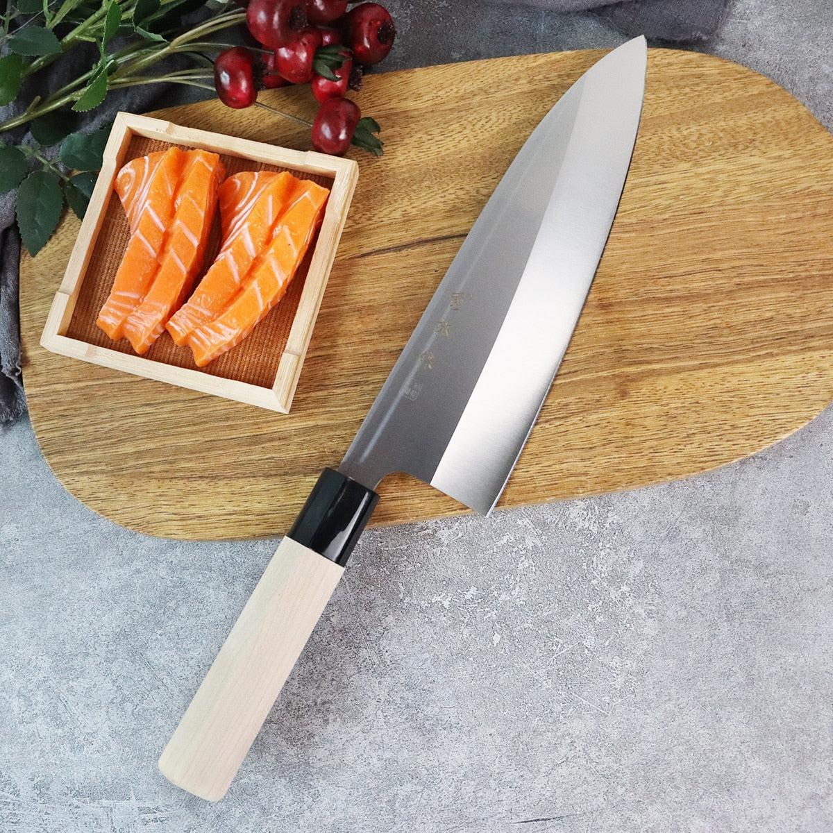 Professional Salmon Sushi Slicing Knife Set